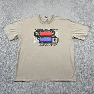 Super Yaki T Shirt Mens 3XL Tan 13 Ghosts Illusion-O Overlook Film Festival Tee